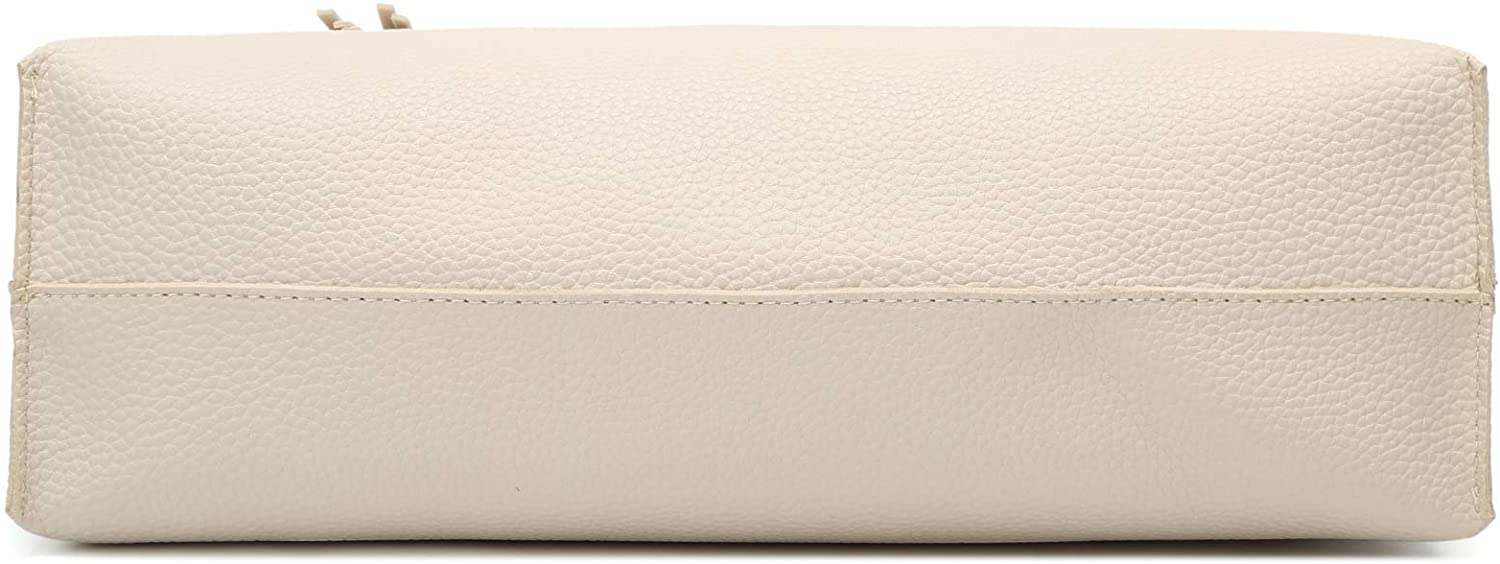 Women's Soft Faux Leather Tote Shoulder Bag from Dreubea, Big Capacity Tassel Handbag