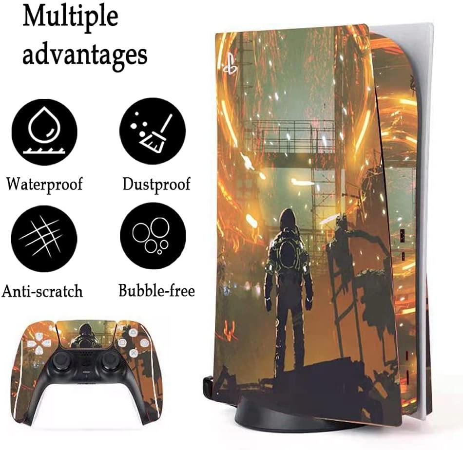 PS5 Skin for Console and Controller, Vinyl Sticker Decal Cover for Playstation 5 - JOY2ESpree