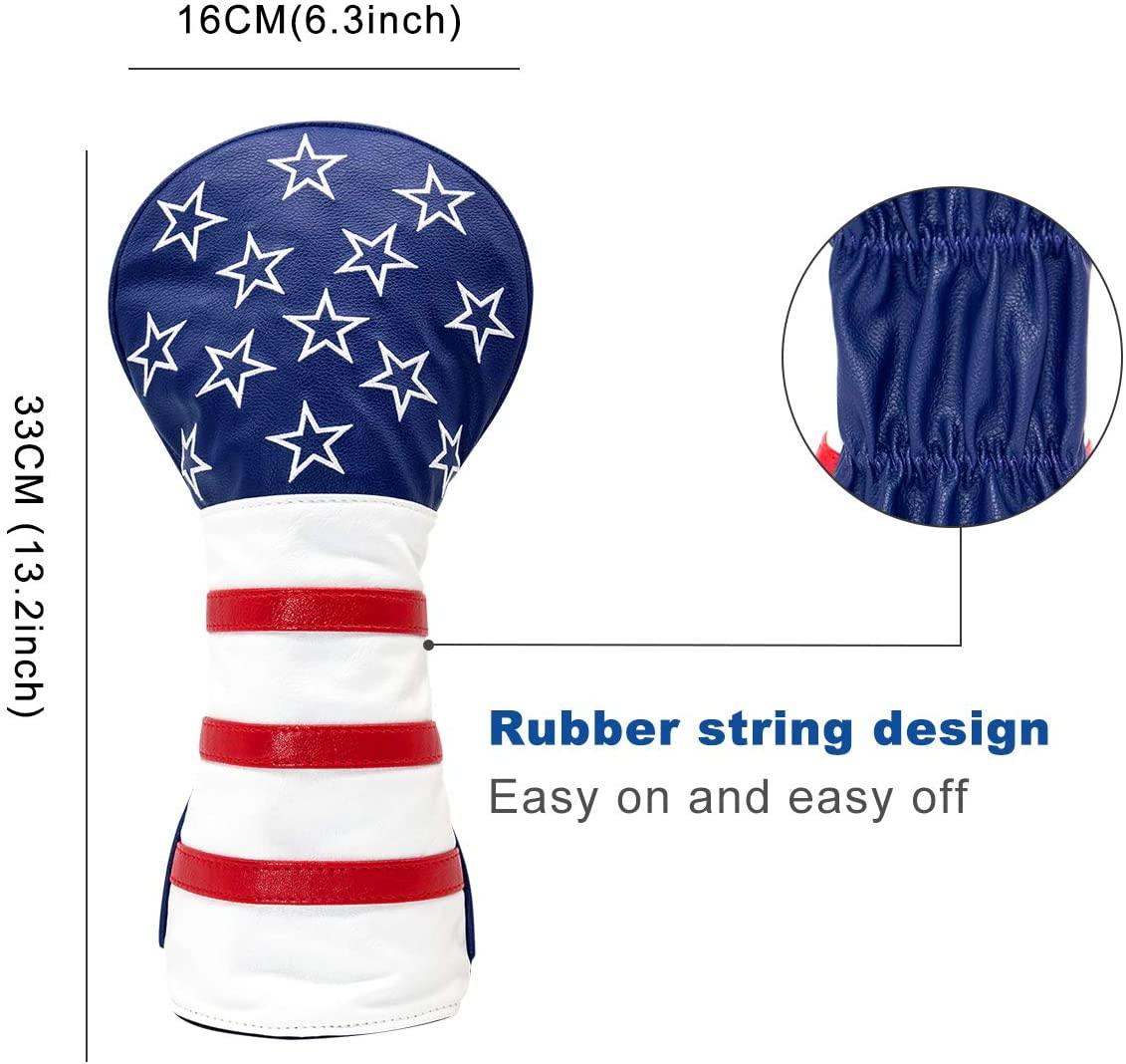 Golf Club Head Covers,Golf Driver Covers Golf Fairway Wood Cover Hybrid Cover - JOY2ESpree