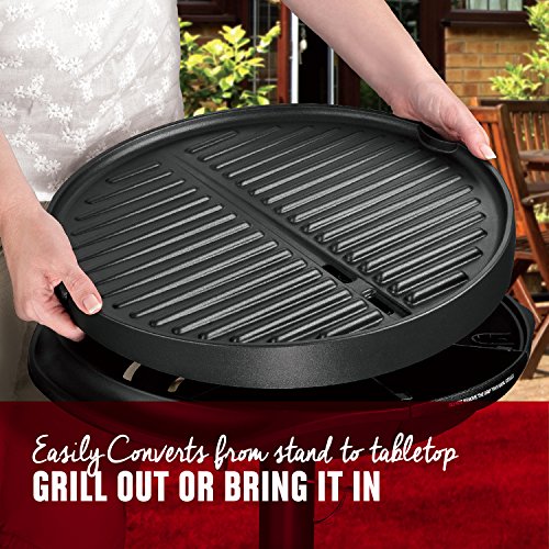 George Foreman, Silver, 12+ Servings Upto 15 Indoor/Outdoor Electric Grill, GGR50B, REGULAR - JOY2ESpree