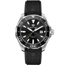 
                        
                          Load image into Gallery viewer, Tag Heuer Aquaracer Black Sunray Dial Mens Watch WAY101A.FT6141
                        
                      