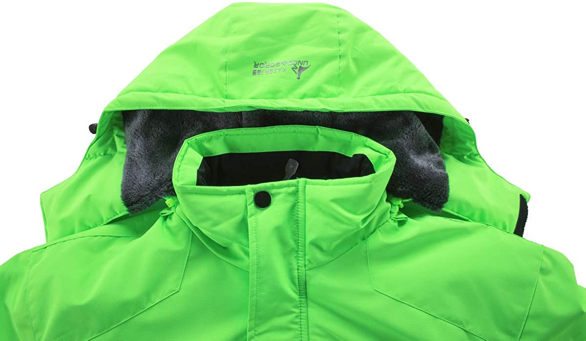 MOERDENG Men's Waterproof Ski Jacket Warm Winter Snow Coat Mountain Windbreaker Hooded Raincoat Snowboarding Jackets