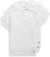 
                        
                          Load image into Gallery viewer, Polo Ralph Lauren Men's Classic Crew Neck Undershirts 3-Pack
                        
                      