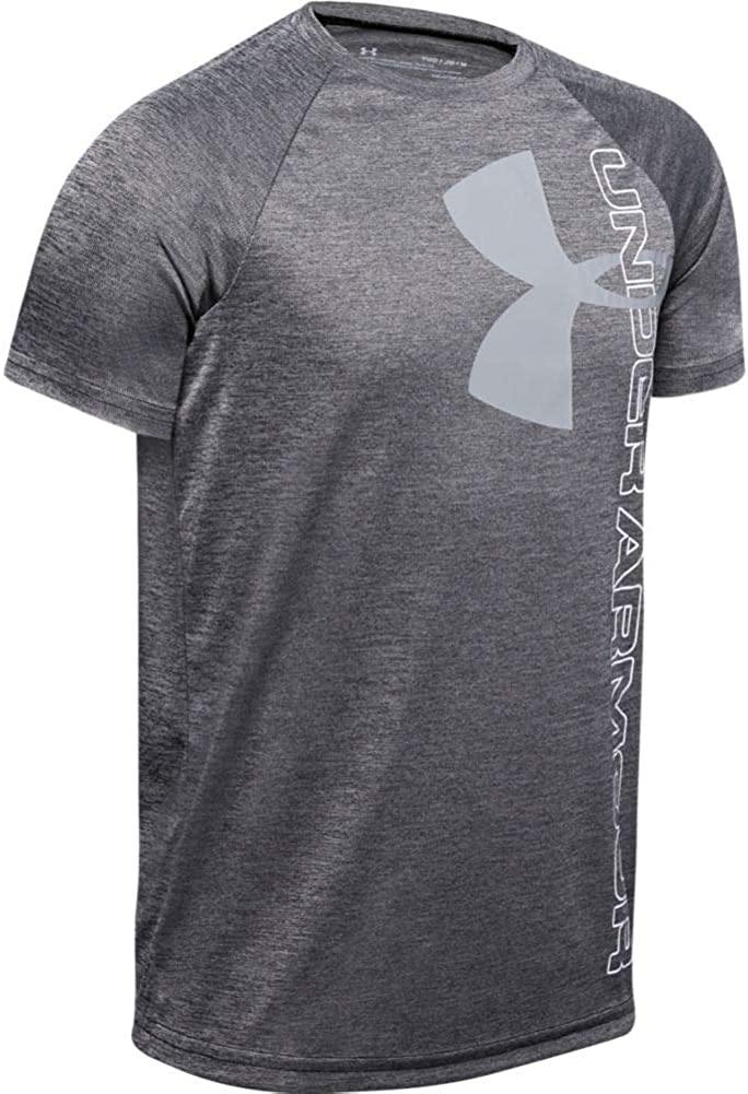 Under Armour Boys' Tech Split Logo Hybrid T-Shirt - JOY2ESpree