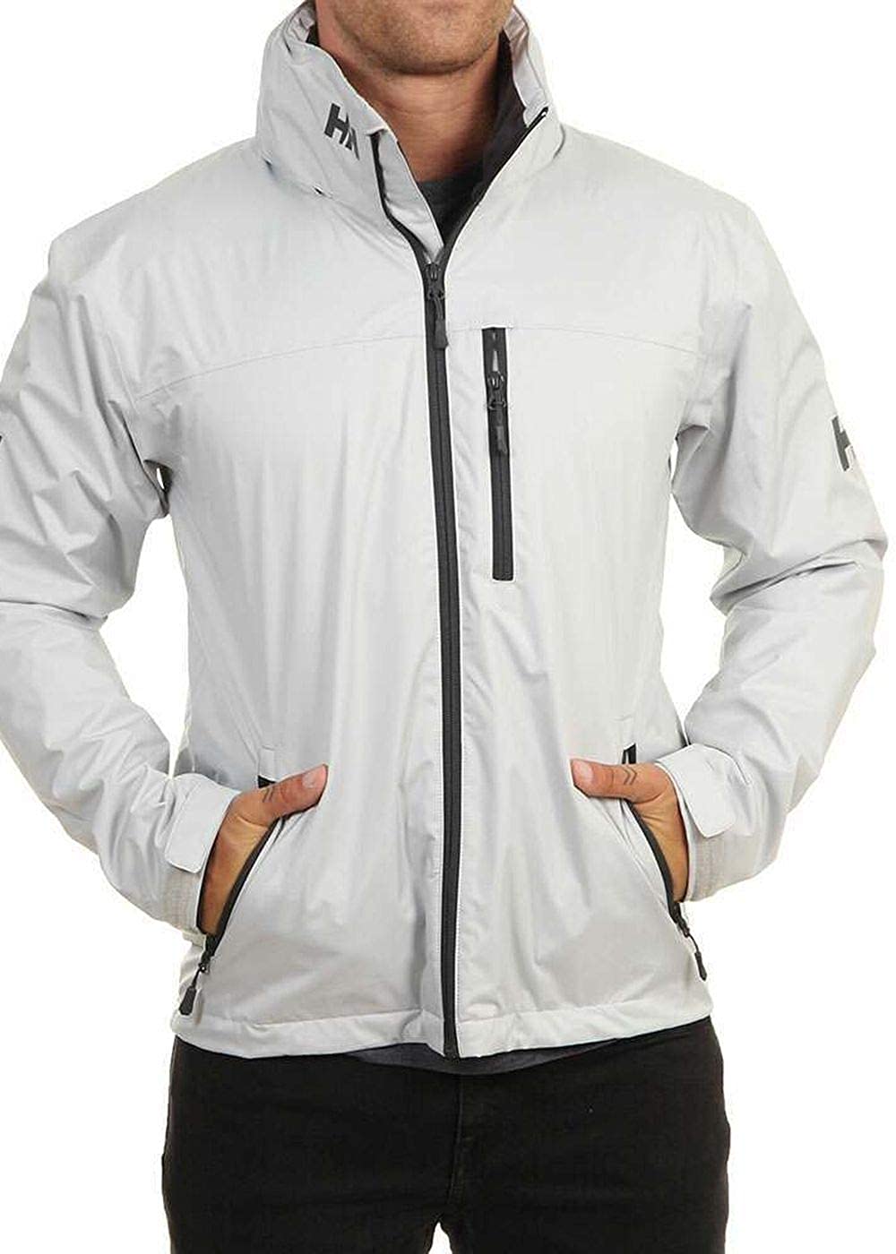 Helly-Hansen Men's Crew Hooded Waterproof Windproof Breathable Rain Coat Jacket