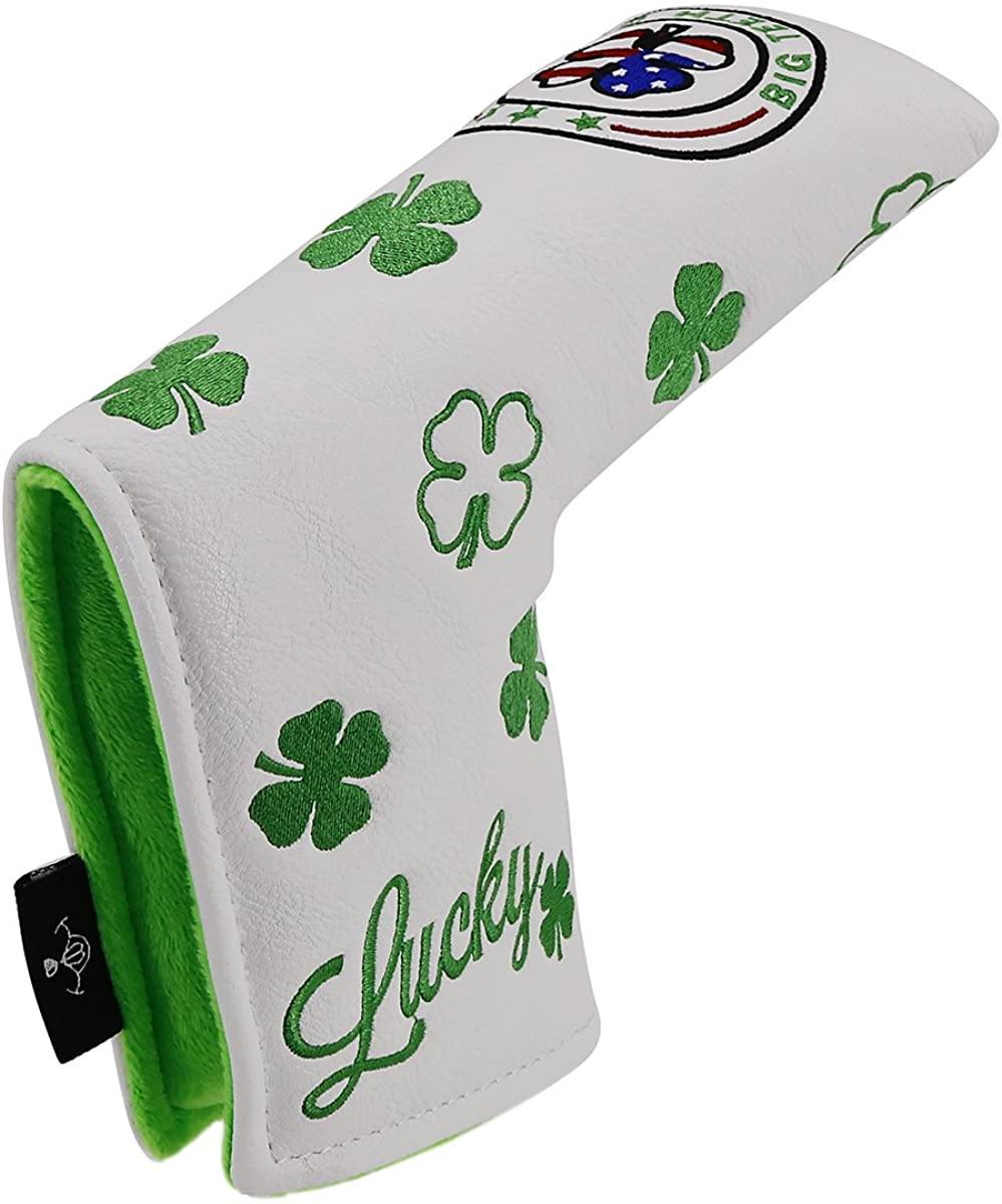 Big Teeth Golf Blade Putter Cover Headcover Club Protector Magnetic Bar Closure for Scotty Cameron Taylormade Odyssey - JOY2ESpree