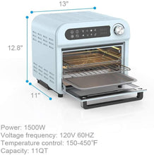 
                        
                          將圖片載入圖庫檢視器 Air Fryer Toaster Oven Combo 8-in-1 Countertop Rotisserie &amp; Dehydrator - JOY2ESpree
                        
                      
