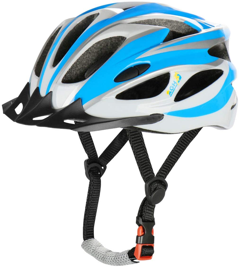AGH Adult Adjustable Helmet,CPSC Certified for Mountain Road Bicycle Helmet with Detachable Visor for Men Women