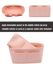 
                        
                          將圖片載入圖庫檢視器 Felt Purse Bag Organizer Insert with zipper Bag Tote Shaper Fit Speedy Neverfull MM GM
                        
                      