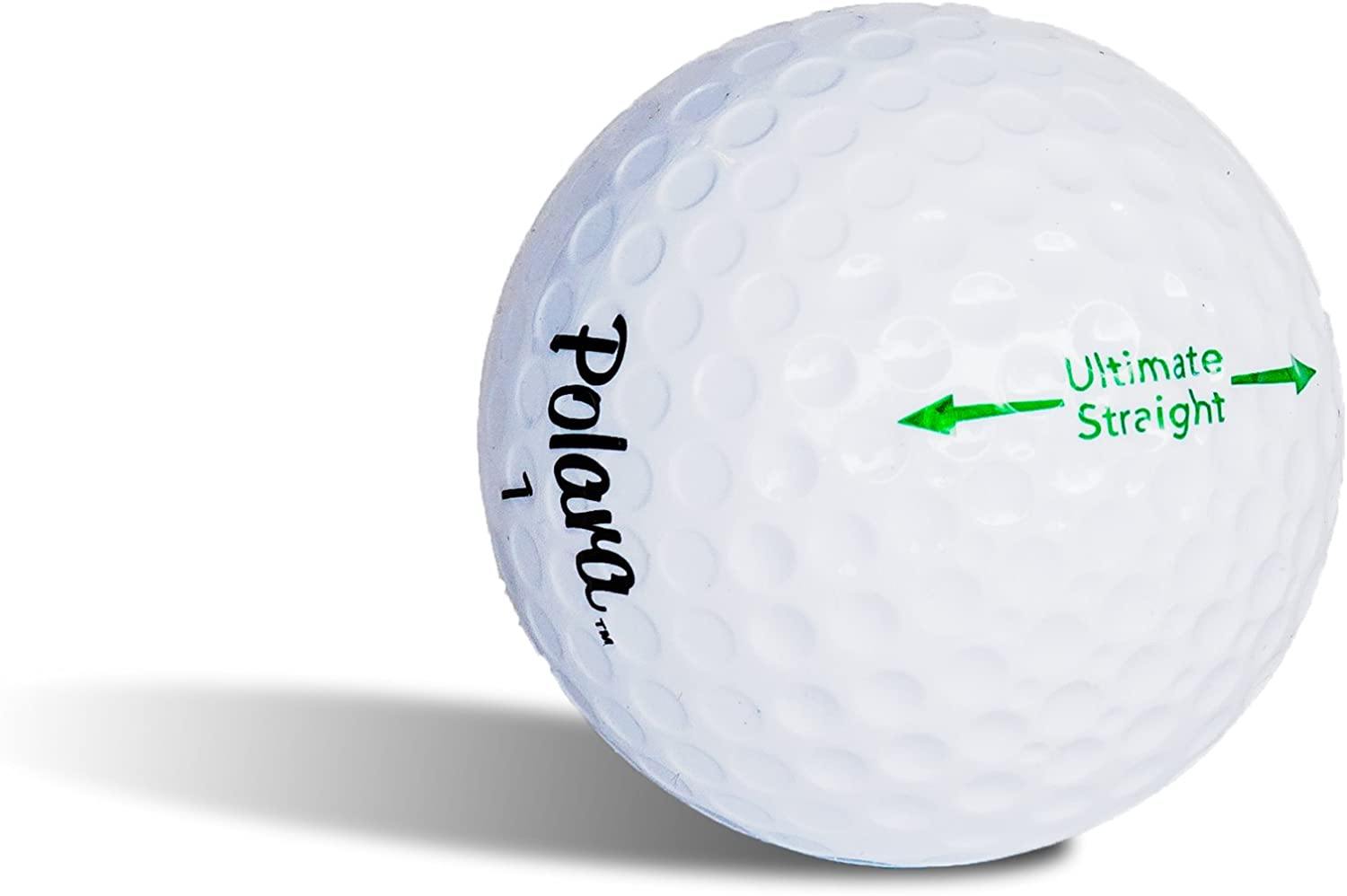 Polara Self Correcting Golf Balls, Designed to Correct Hooks and Slices, Perfect for Recreational Golfer, Pack of 12 - JOY2ESpree