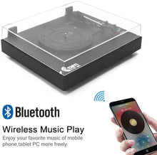 
                        
                          將圖片載入圖庫檢視器 Retro Record Player for 33/45/78 RPM Vinyl Records,Bluetooth Belt-Drive Turntable - JOY2ESpree
                        
                      