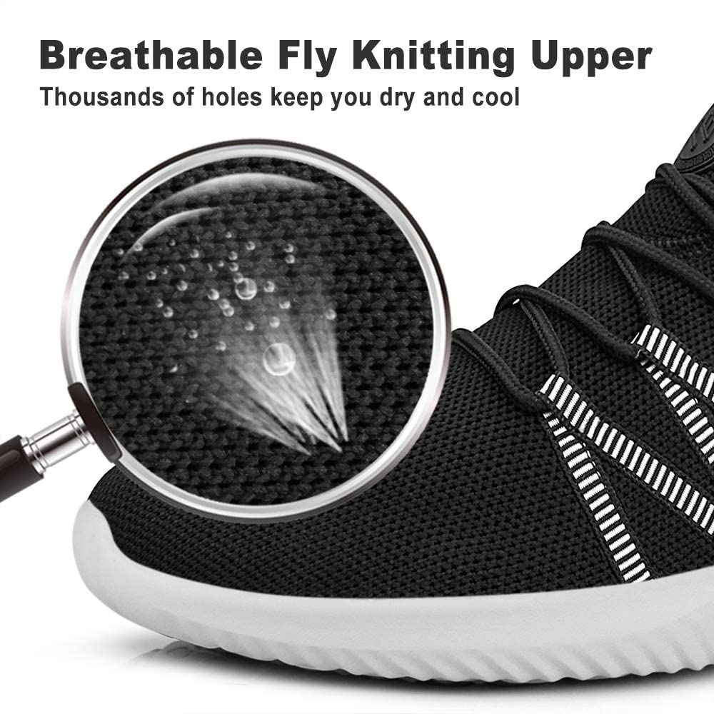 Feethit Mens Slip On Running Shoes Breathable Lightweight Comfortable Fashion Non Slip Sneakers for Men