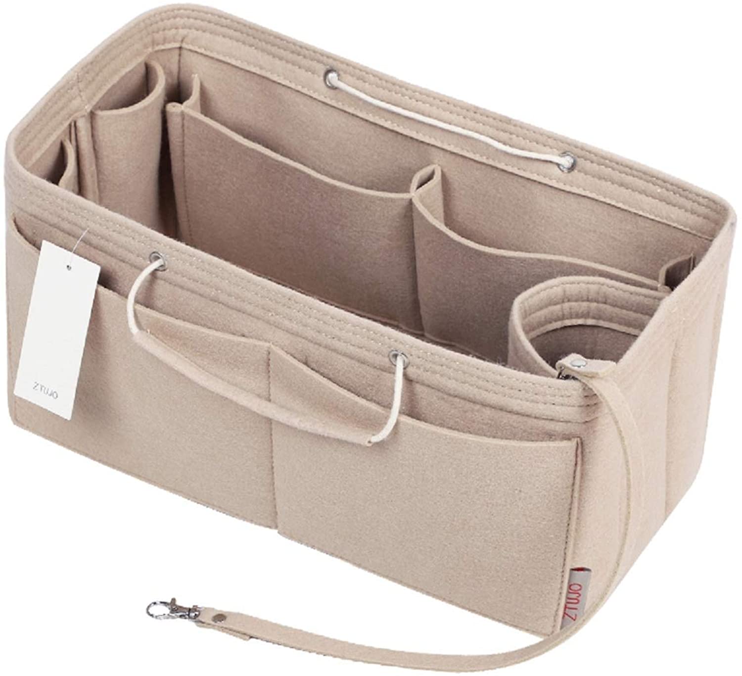 Purse Organizer, Multi-Pocket Felt Handbag Organizer, Purse Organizer Insert with Handles, Medium, Large, X-Large
