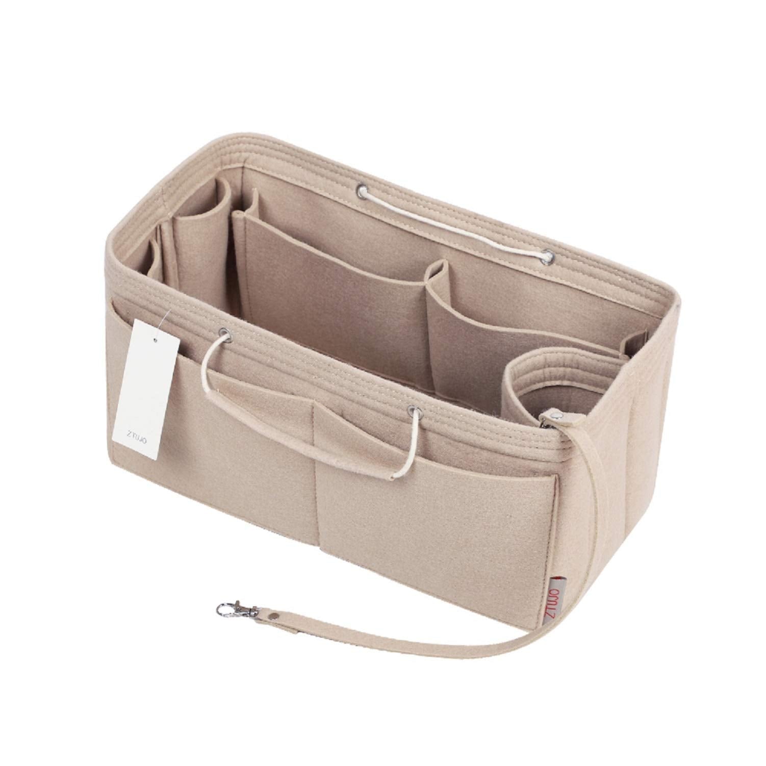 Purse Organizer, Multi-Pocket Felt Handbag Organizer, Purse Organizer Insert with Handles, Medium, Large, X-Large