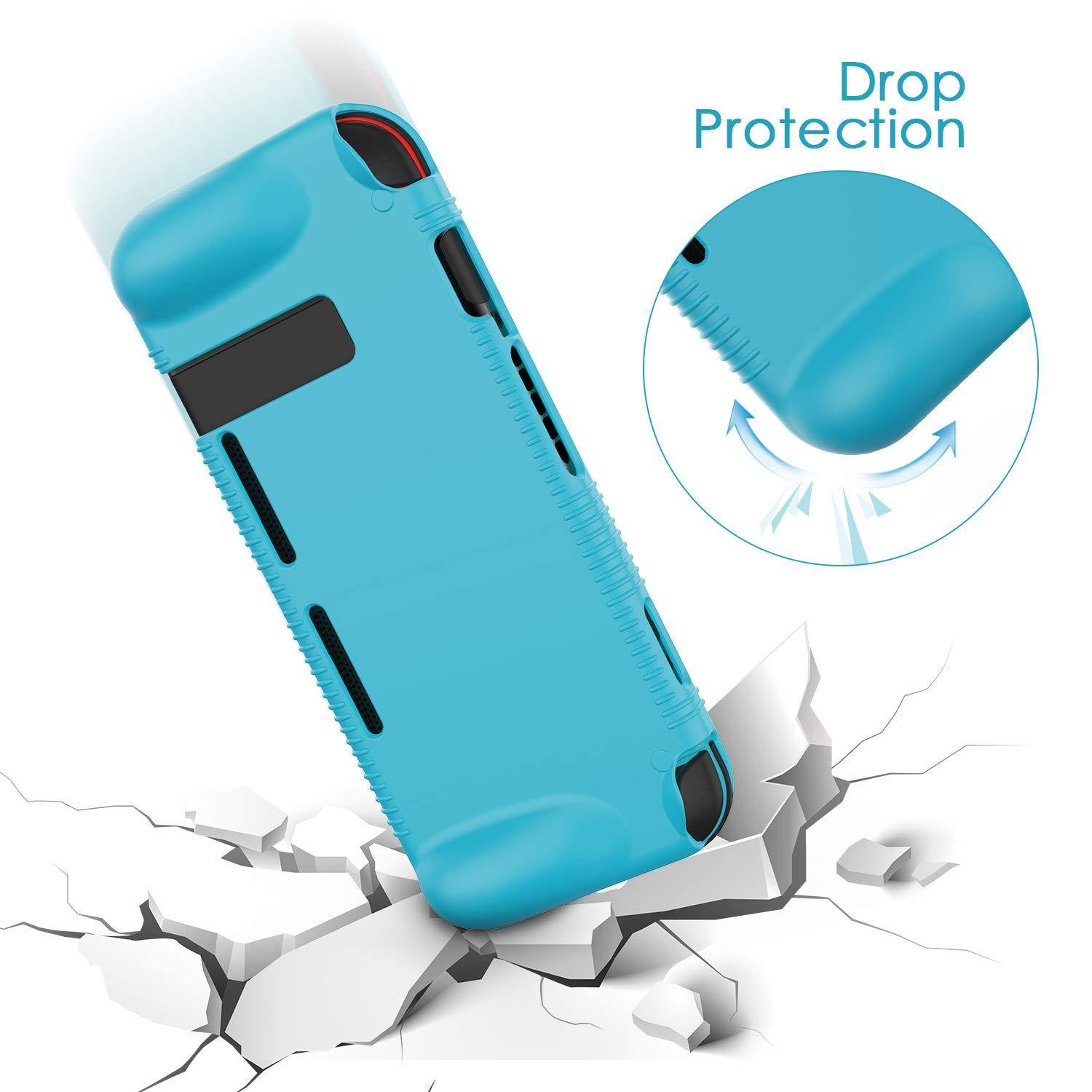 Semeving for Nintendo Switch Case with Tempered Glass Screen Protector for Boy/Girl/Men/Woman/Kids(Black with Screen Protector) … - JOY2ESpree