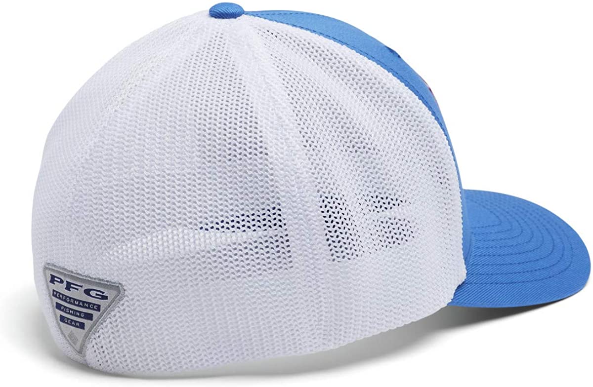Columbia Unisex-Adult PFG Mesh Fish Flag Ball Cap