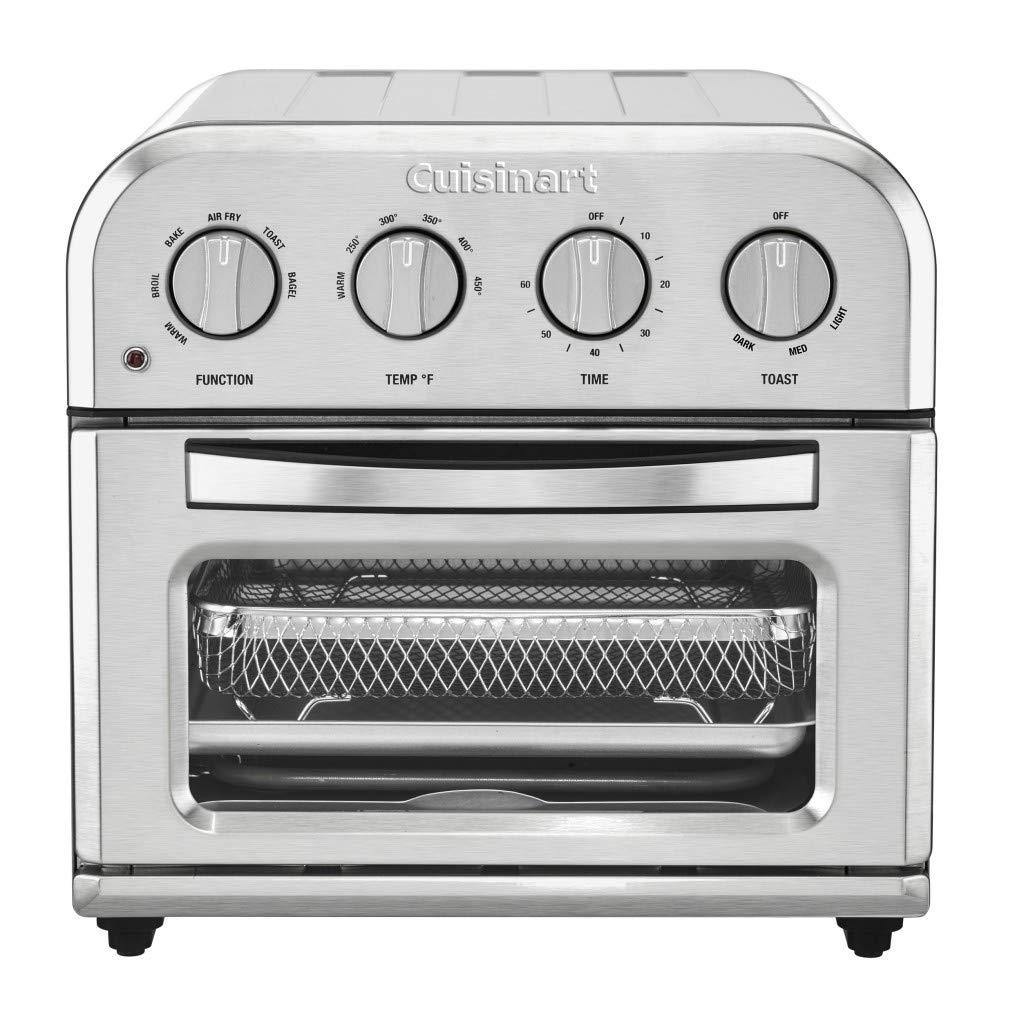 Cuisinart TOA-28 Compact Toaster Oven Airfryer, Silver - JOY2ESpree