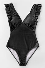 
                        
                          गैलरी व्यूवर में इमेज लोड करें, CUPSHE Women's One Piece Swimsuit V Neck Ruched Ruffle Shoulder Swimwear Bathing Suits
                        
                      