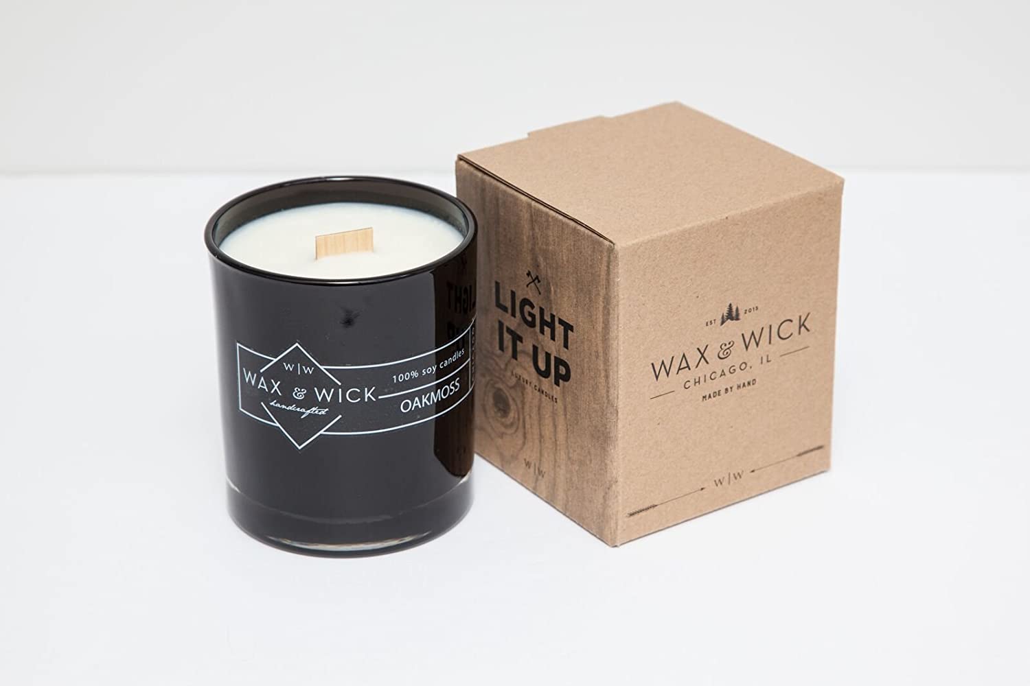 Scented Soy Candle: 100% Pure Soy Wax with Wood Double Wick