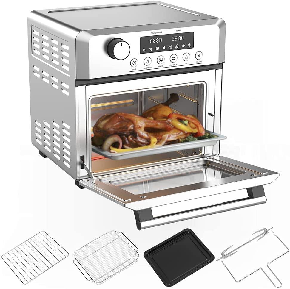 Air Fryer Toaster Oven Combo 8-in-1 Countertop Rotisserie & Dehydrator - JOY2ESpree