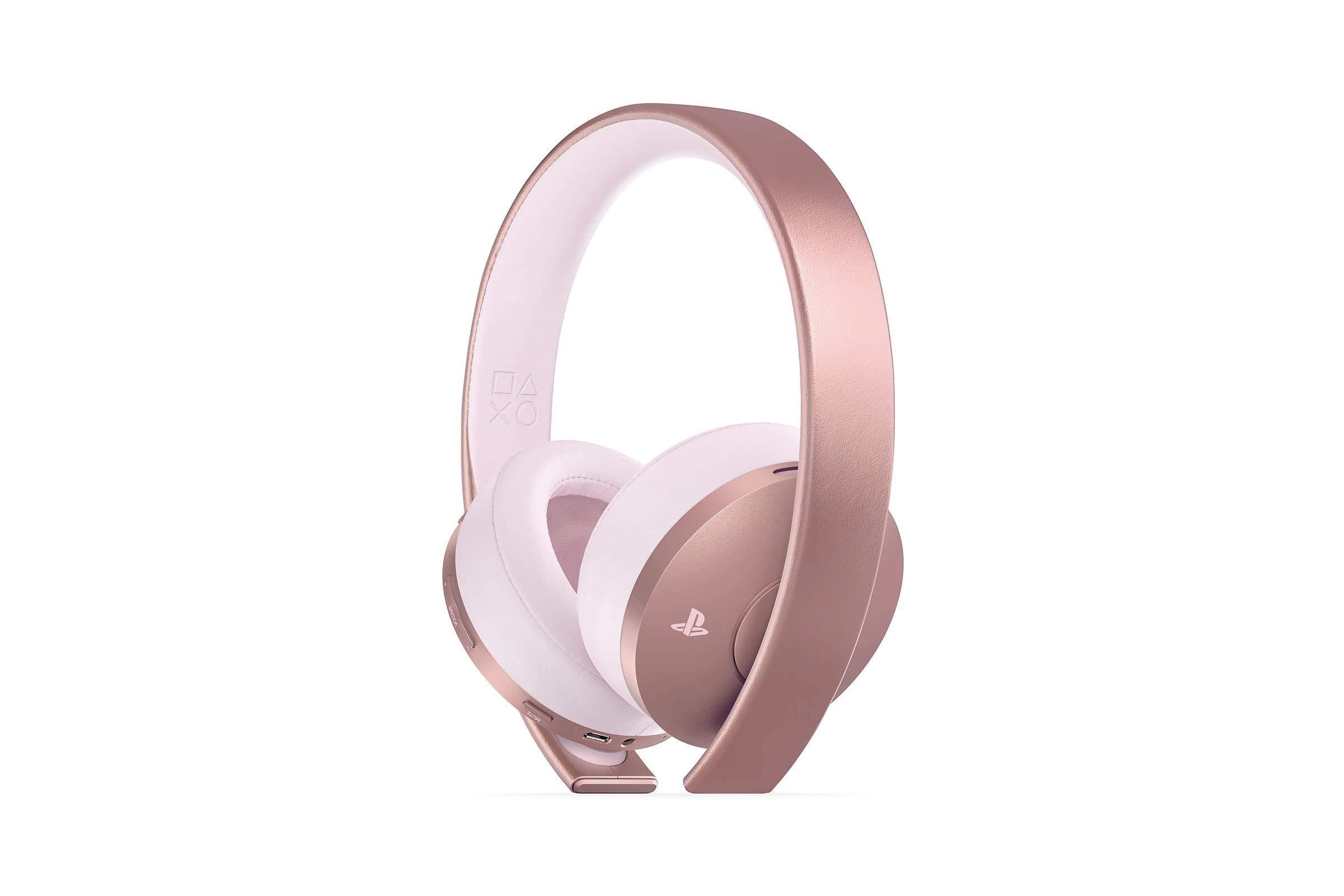 PlayStation Gold Wireless Headset Rose Gold - PlayStation 4 - JOY2ESpree