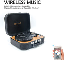 
                        
                          गैलरी व्यूवर में इमेज लोड करें, LP&amp;No.1 Bluetooth Record Player with USB Play and Recording - JOY2ESpree
                        
                      