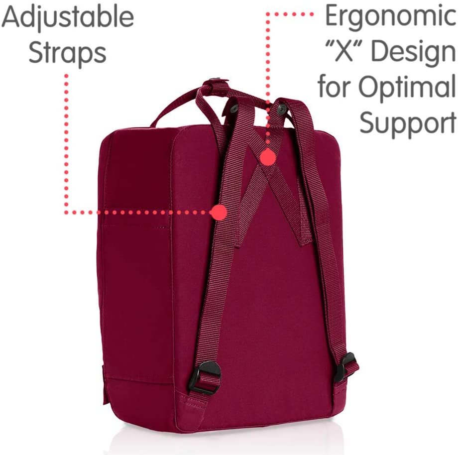 Fjallraven, Kanken Classic Backpack for Everyday, Ox Red