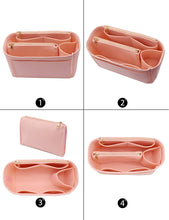 
                        
                          Cargar imagen en el visor de la galería, Felt Purse Bag Organizer Insert with zipper Bag Tote Shaper Fit Speedy Neverfull MM GM
                        
                      