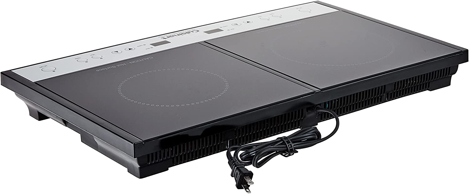 Cuisinart ICT-60 Double Induction Cooktop, One Size, Black - JOY2ESpree