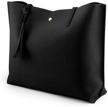 
                        
                          Cargar imagen en el visor de la galería, Oct17 Women Large Tote Bag - Tassels Faux Leather Shoulder Handbags, Fashion Ladies Purses Satchel Messenger Bags
                        
                      
