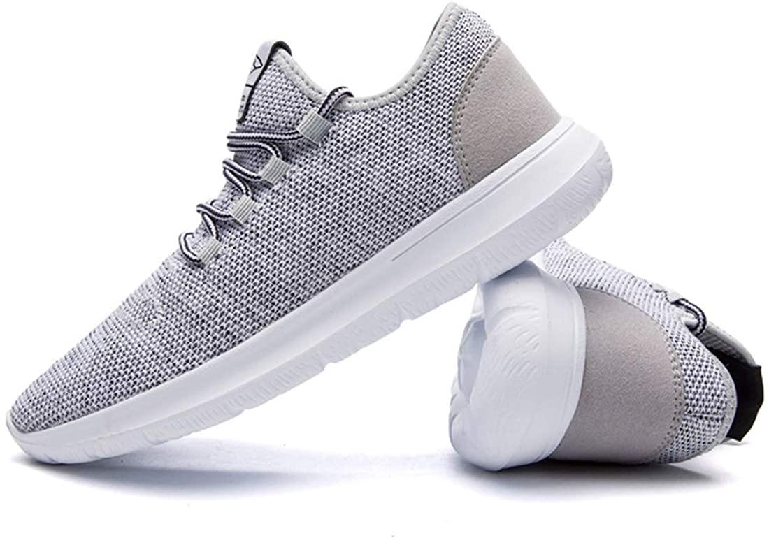 KEEZMZ Men's Running Shoes Fashion Breathable Sneakers Mesh Soft Sole Casual Athletic Lightweight