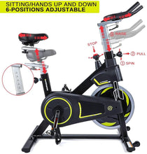 
                        
                          Cargar imagen en el visor de la galería, NORTHCAPTAIN Exercise Bikes Magnetic Resistance Indoor Cycling Stationary Bike with LCD Monitor - JOY2ESpree
                        
                      