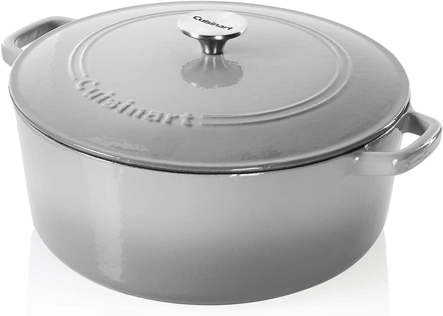 Cuisinart Cast Iron Casserole, Terracotta Orange, 7-Quart - JOY2ESpree