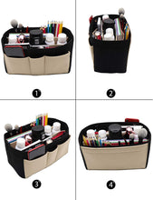 
                        
                          Muat gambar ke penampil Galeri, Felt Fabric Purse Tote Diaper Bag Organizer Insert Bag in Bag with Zipper Inner Pocket For Neverfull Speedy
                        
                      