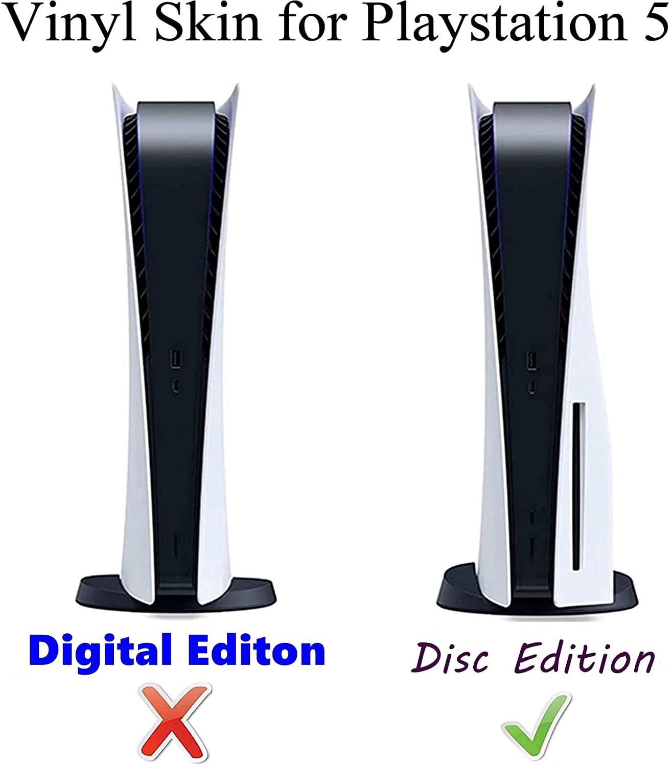 PS5 Console and Controller Skin Vinyl Sticker Decal Cover for Playstation 5 Console and Controllers - JOY2ESpree