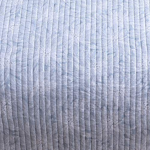 Tommy Bahama | Makena Collection | Quilt Set - 100% Cotton, Ultra-Soft & Breathable, Reversible Bedding with Matching Shams, King, Blue