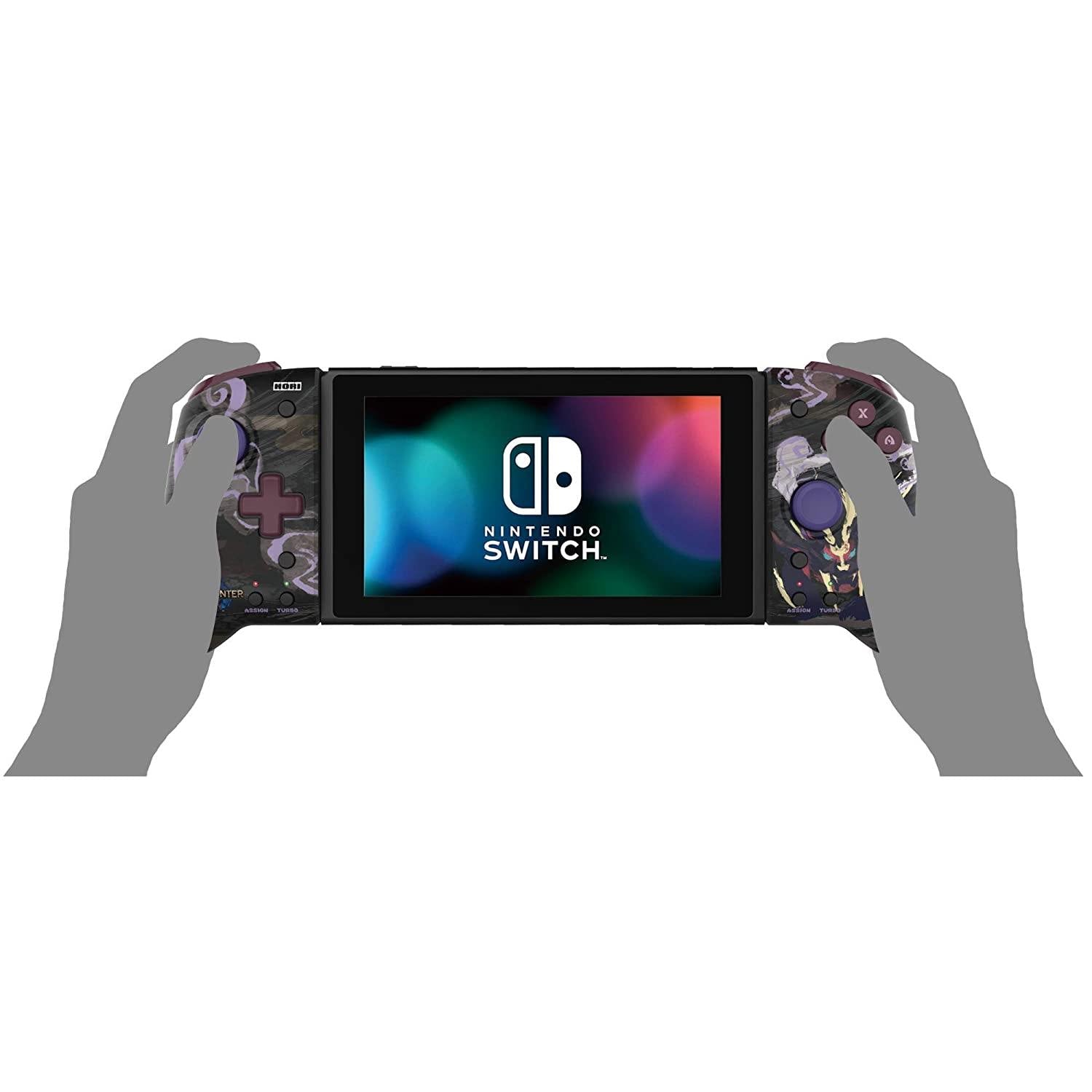 Hori Nintendo Switch Split Pad Pro (Black) Ergonomic Controller for Handheld Mode - Officially Licensed By Nintendo - Nintendo Switch - JOY2ESpree