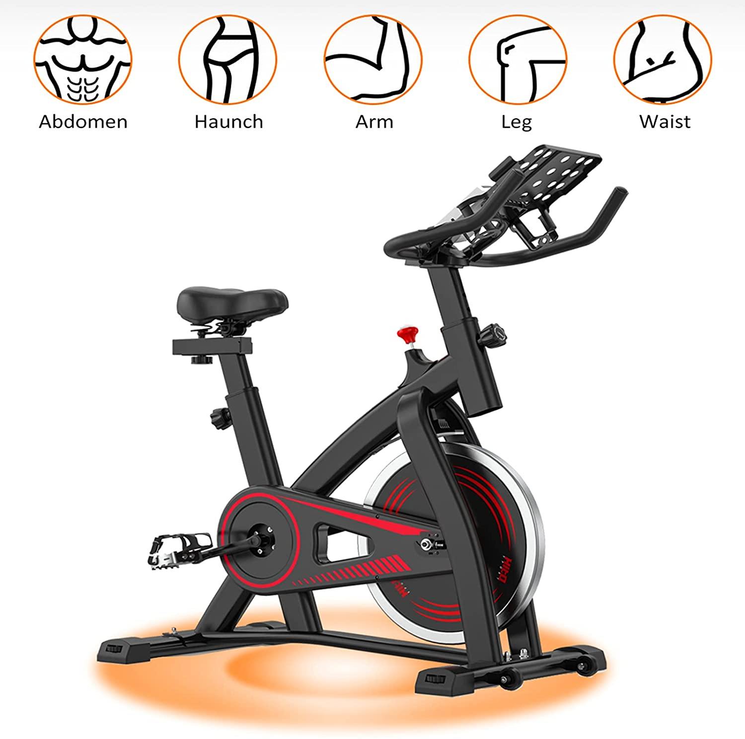 Hitosport Indoor Cycling Bike Stationary, Exercise Bike for Home with LCD Monitor for Home Gym Cardio Workout Bike - JOY2ESpree