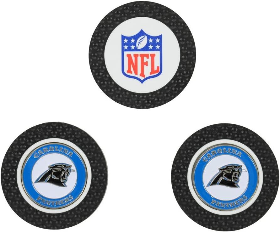 Team Golf NFL Golf Chip Ball Markers (3 Count), Poker Chip Size with Pop Out Smaller Double-Sided Enamel Markers - JOY2ESpree