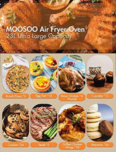 
                        
                          Muat gambar ke penampil Galeri, MOOSOO 10-in-1 Air Fryer Toaster Oven, 24 Quart/6 Slices Large Air Fryer Oven - JOY2ESpree
                        
                      