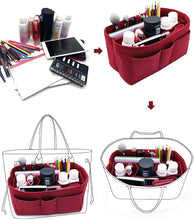 
                        
                          Muat gambar ke penampil Galeri, Felt Fabric Purse Tote Diaper Bag Organizer Insert Bag in Bag with Zipper Inner Pocket For Neverfull Speedy
                        
                      