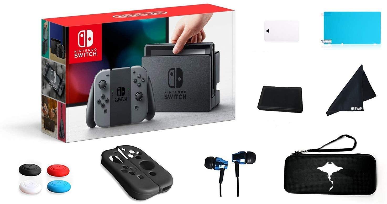 Switch 32GB Console Video Games Joy-Con w/GM 69 Value 13in1 Supper Kit Case - JOY2ESpree