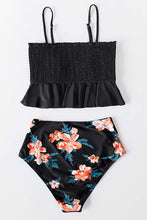 
                        
                          Muat gambar ke penampil Galeri, CUPSHE Women's High Waist Bikini Swimsuit Ruffle Smock Floral Print Two Piece Bathing Suit
                        
                      
