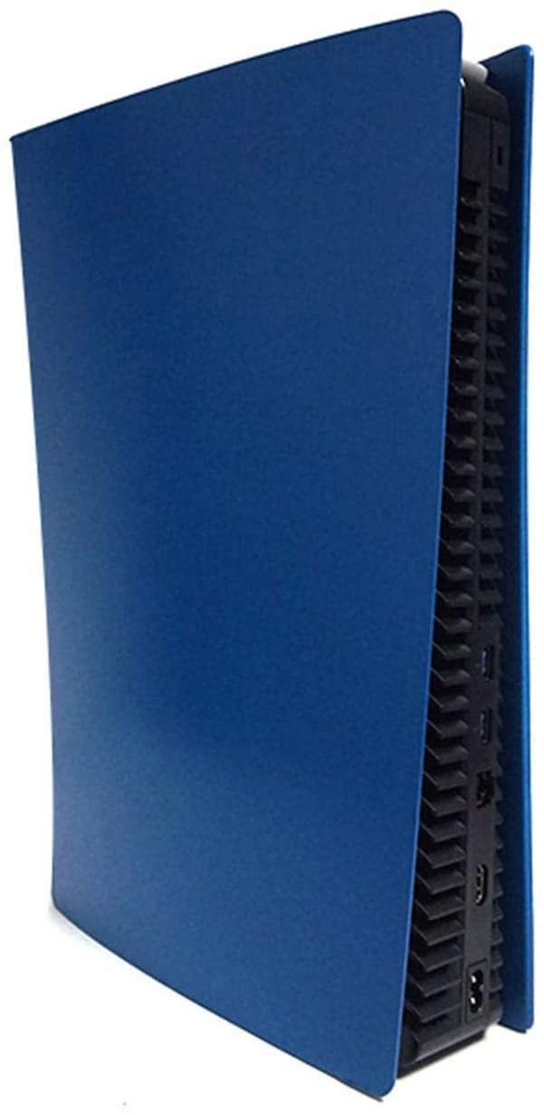 PS5 Console Replacement Plate, Game Case Skin Cover Shell Prevent Dust and Scratches for Digital Version (Blue: Actual Face Plates, Not Just A Decal) - JOY2ESpree