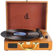 
                        
                          गैलरी व्यूवर में इमेज लोड करें, Vinyl Record Player, DLITIME 3-Speed Turntable with Built-in Speakers - JOY2ESpree
                        
                      