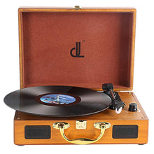 
                        
                          Muat gambar ke penampil Galeri, Vinyl Record Player, DLITIME 3-Speed Turntable with Built-in Speakers - JOY2ESpree
                        
                      