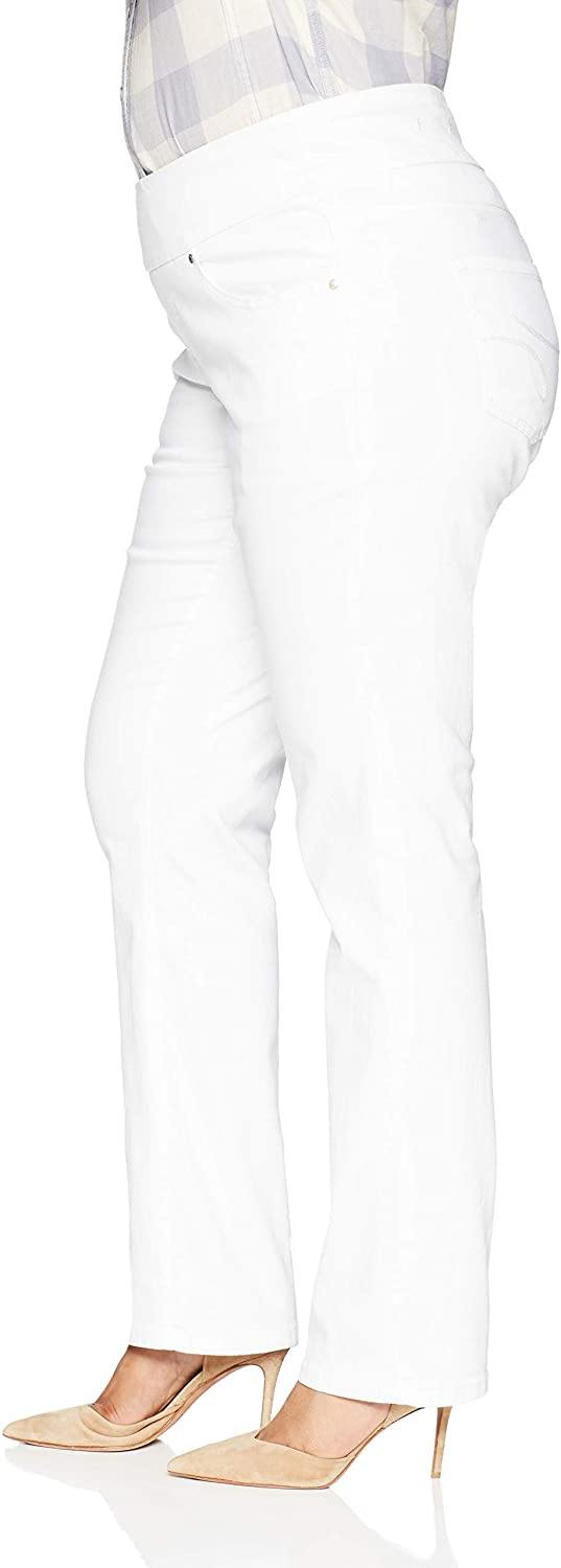 Jag Jeans Women's Plus-Size Peri Pull on Straight Leg Jean