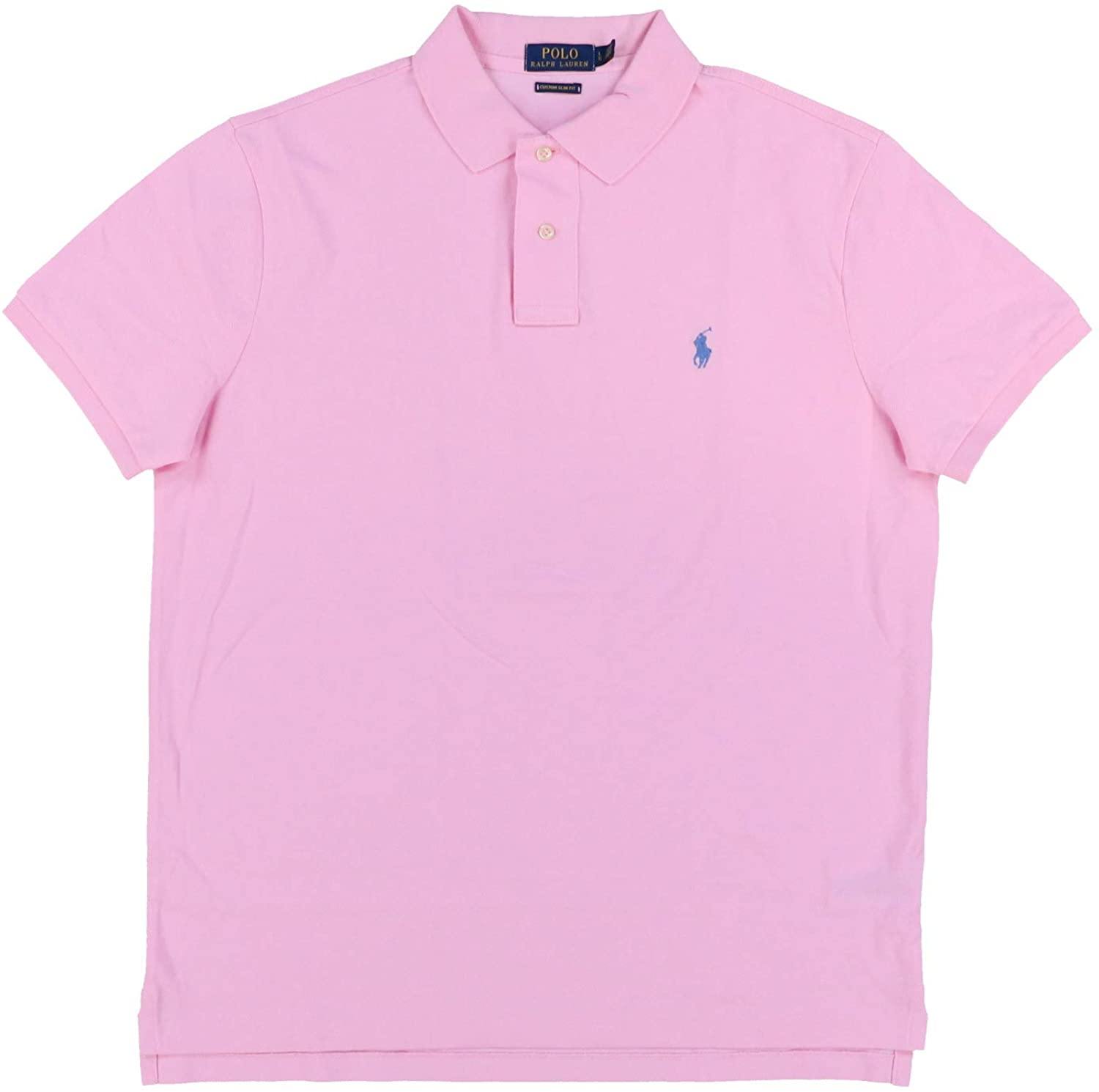 Polo RL Men's Custom Slim Fit Mesh Pony Shirt