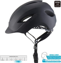 
                        
                          गैलरी व्यूवर में इमेज लोड करें, BASE CAMP Adult Bike Helmet with Rear Light for Urban Commuter Adjustable M Size
                        
                      
