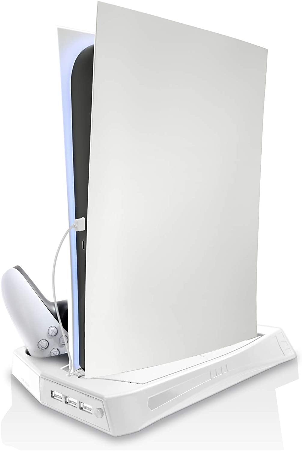 PS5 Cooling Fan, PS5 Cooler, Vertical Stand for Playstation 5 Digital Edition & Ultra HD Game Console - JOY2ESpree